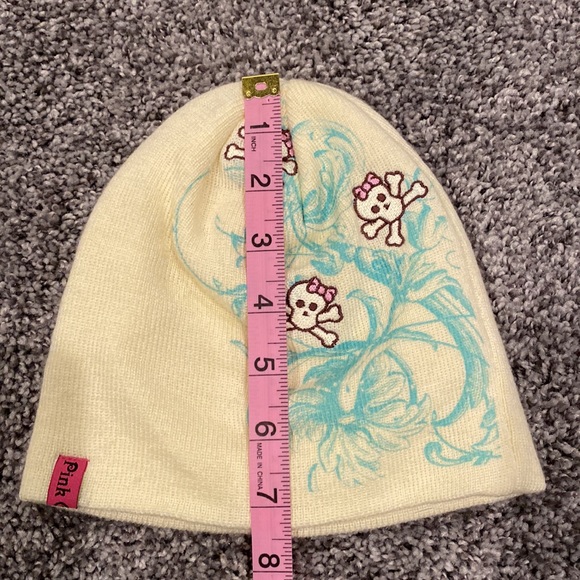 Pink Cookie Skull Hat and Scarf Set - Picture 10 of 13